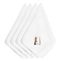 Carolines Treasures Coonhound Embroidered Napkins, Set of 4 EMBT2711NPKE